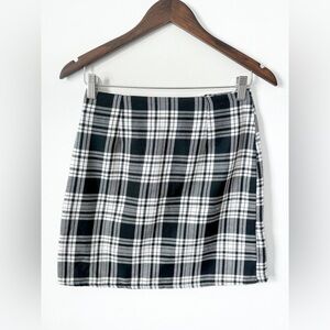 Plaid Mini Skirt